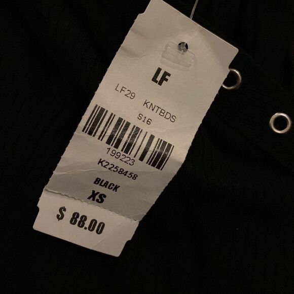 LF Lace Up Bodysuit NWT by Emma & Sam Size XS - Picture 4 of 6